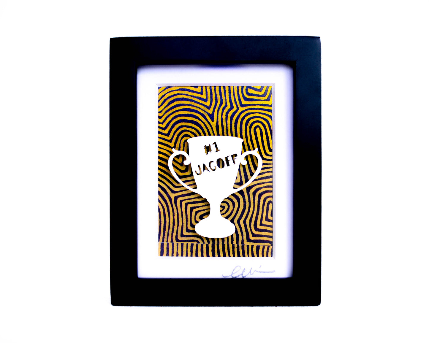 Jagoff Trophy PA Papercut