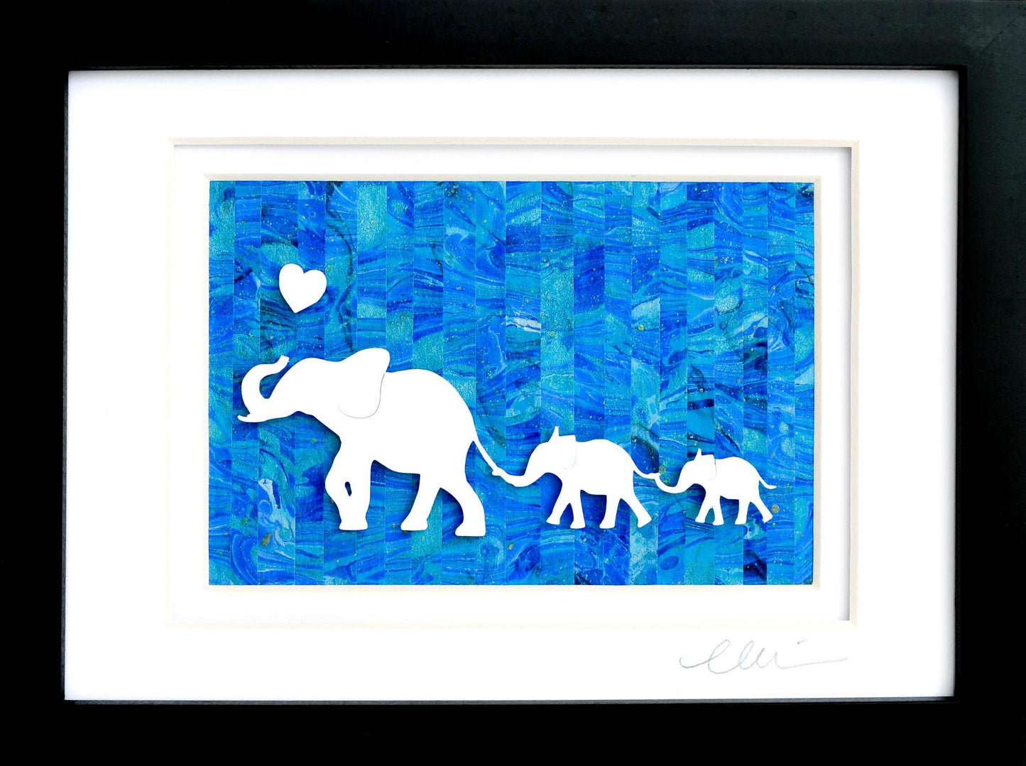 Elephant and 2 Babies