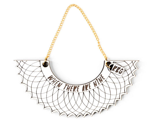 Ruth Bader Ginsburg Nine Ornament