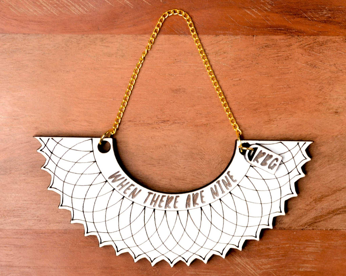 Ruth Bader Ginsburg Nine Ornament