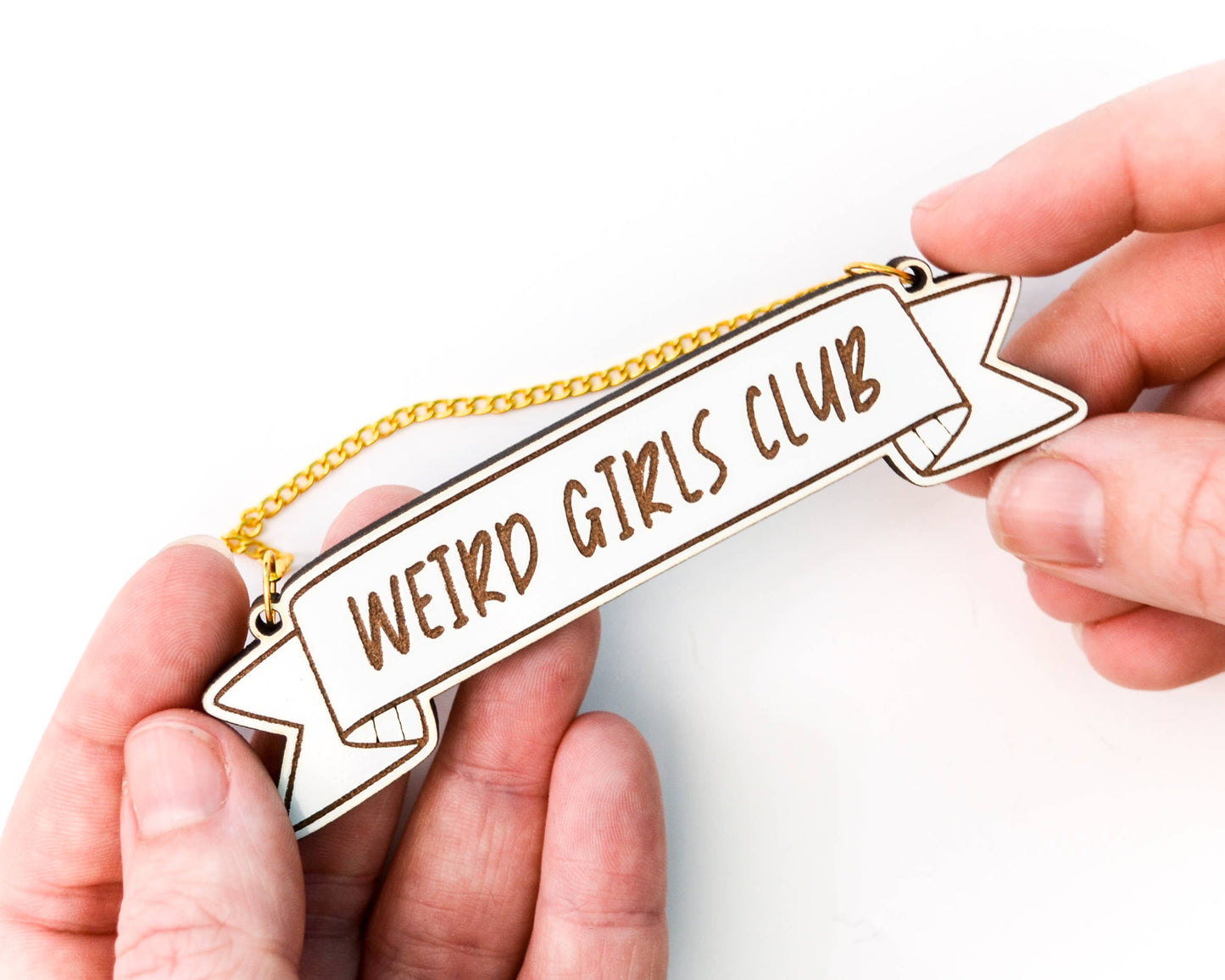 Weird Girls Club Banner - Desk Decor
