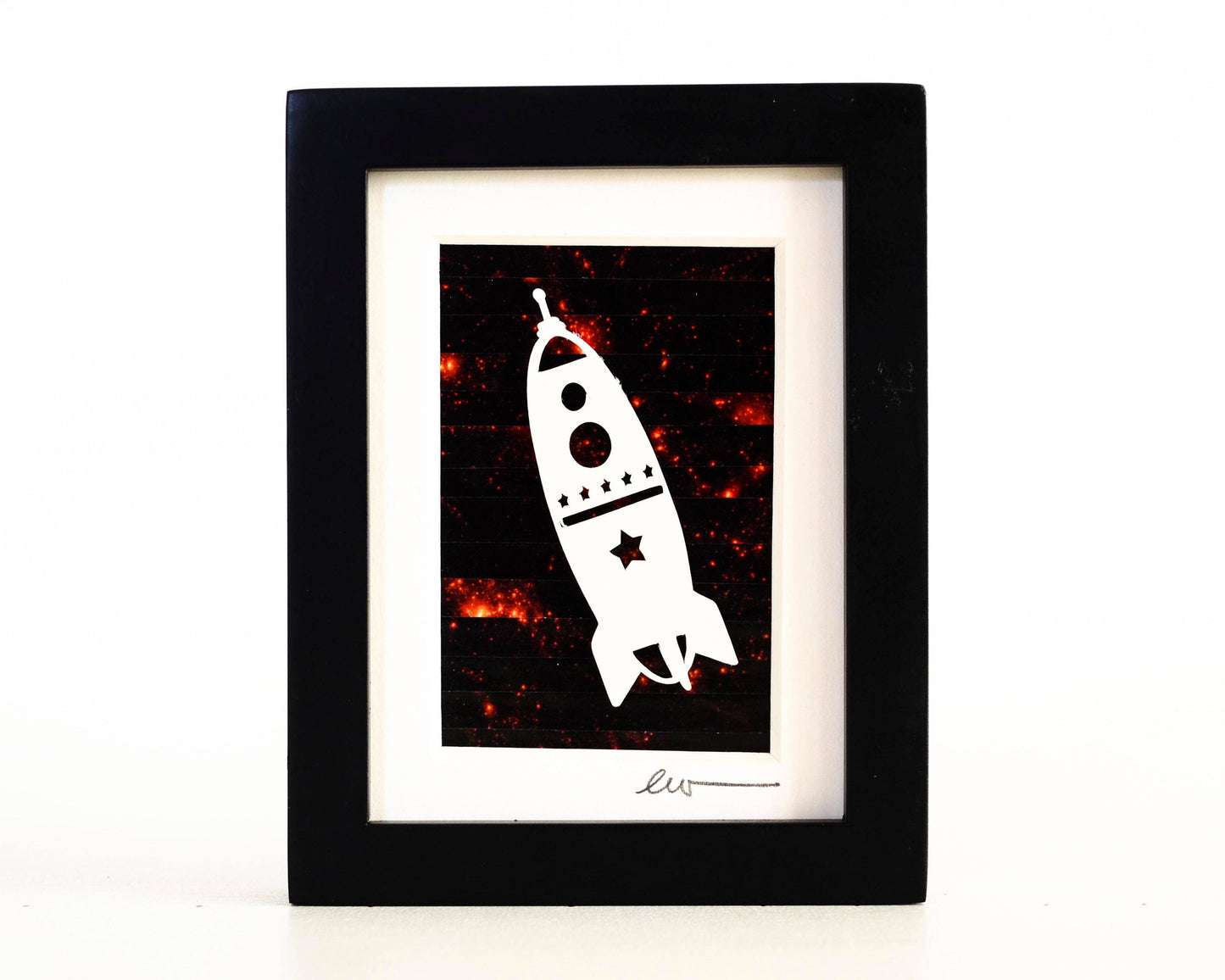 Sci Fi Vintage Style Space/ Rocket Ship