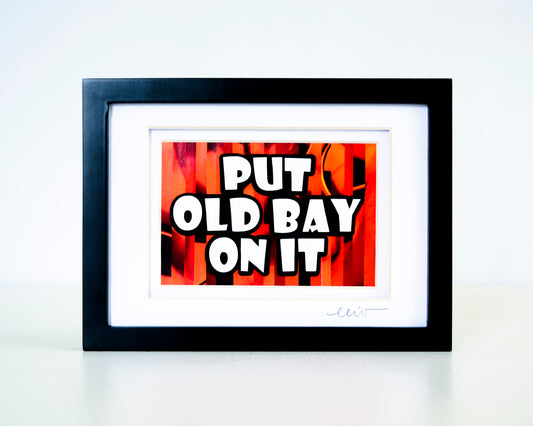 MD Old Bay Papercut