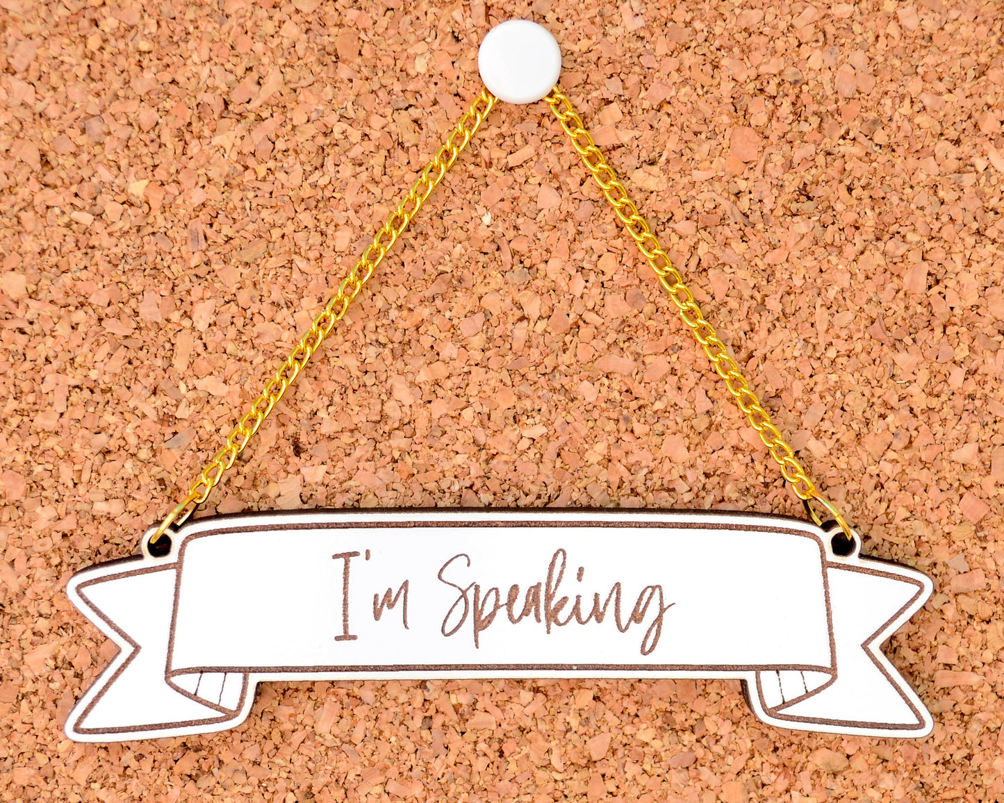 I'm Speaking Kamala Harris Banner, Ornament and Office Decor