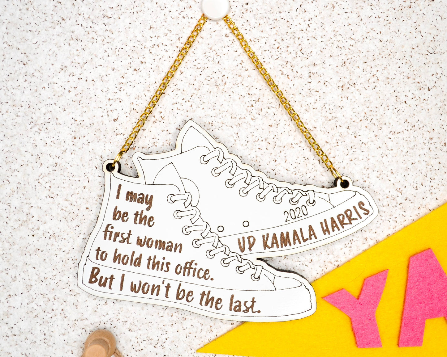 Kamala Harris Sneakers Ornament