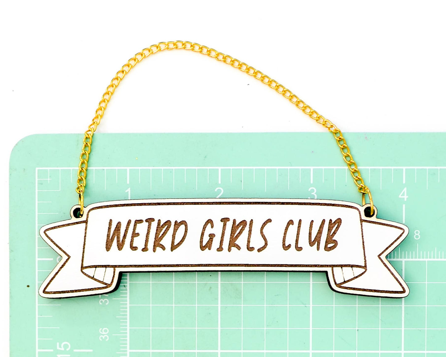 Weird Girls Club Banner - Desk Decor