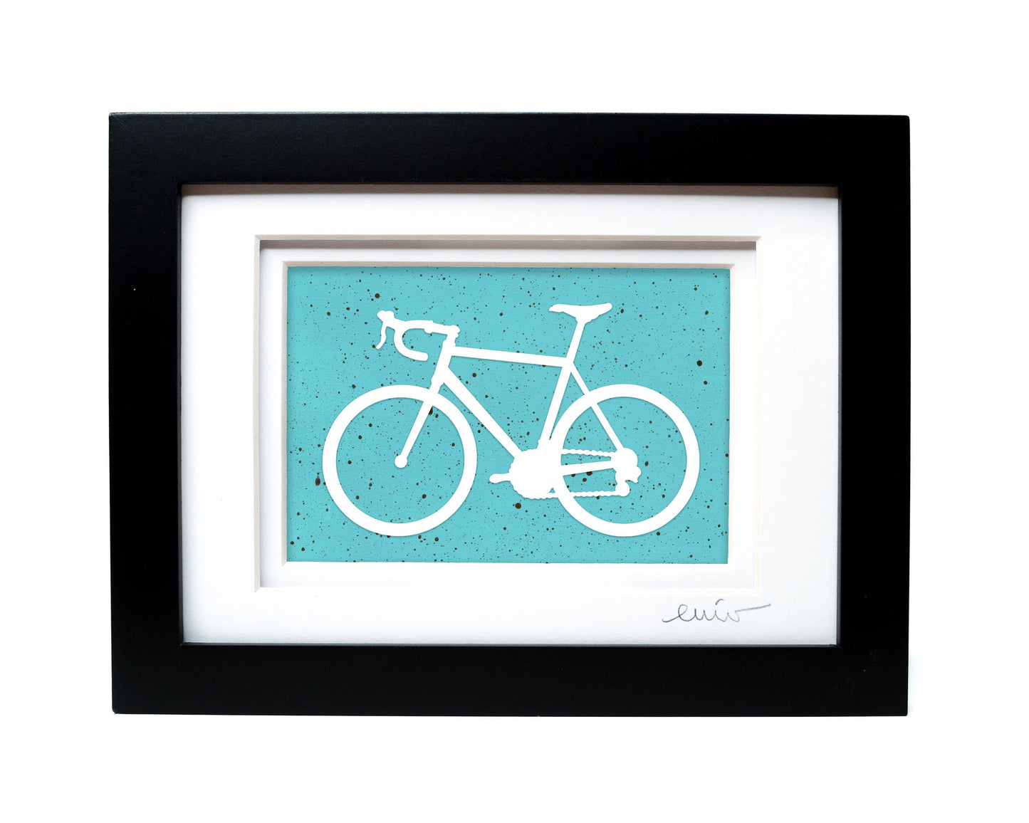 Road Bicycle Papercut