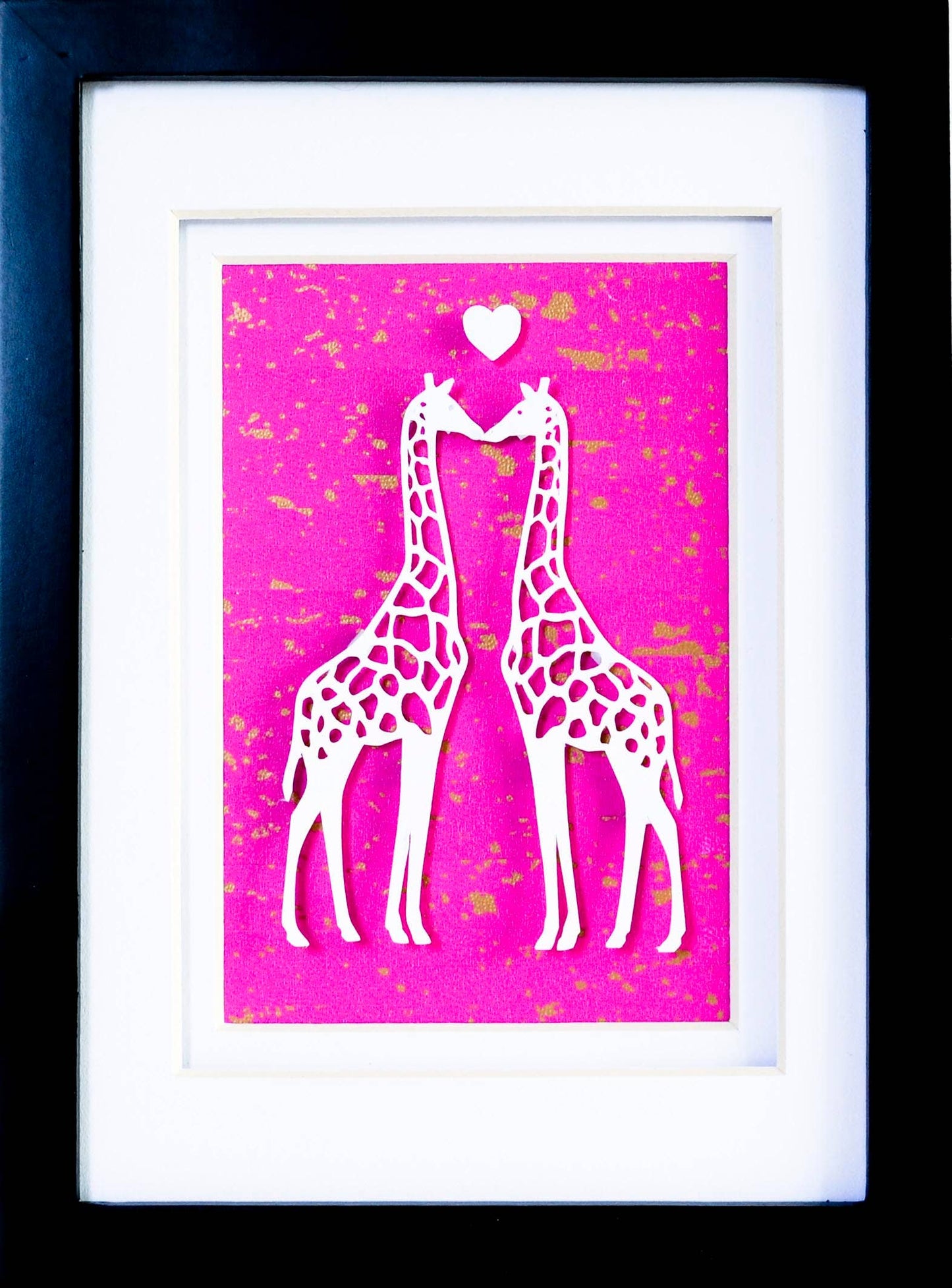 Kissing Giraffes